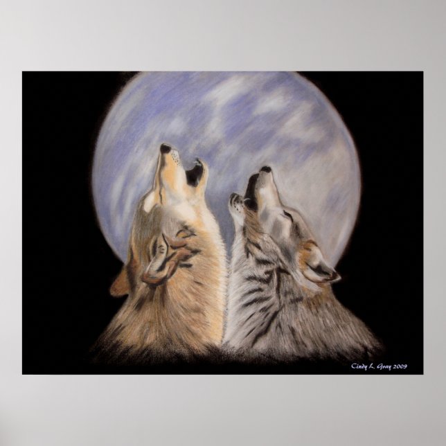 Póster Night Howls (Wolves) (Frente)