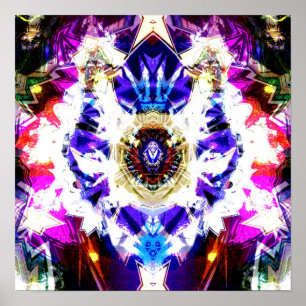 Póster Night Sky Mandala 1