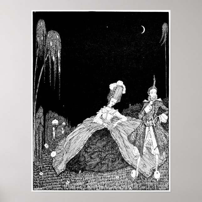 Póster Night Walk - Vintage Image (Frente)