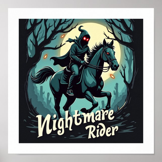 Póster Nightmare Rider (Frente)