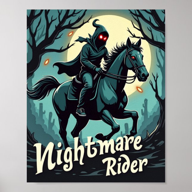 Póster Nightmare Rider (Frente)