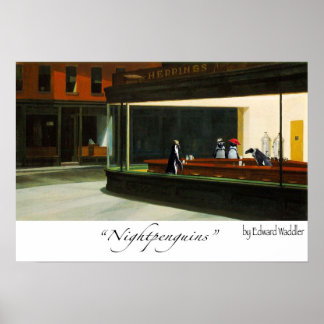 Póster nightpenguins