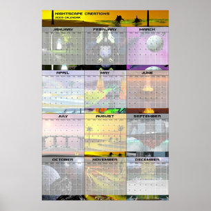 Póster Nightscape Creations Calendario 2003 v1
