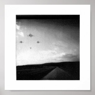 Póster Nighttime UFOs