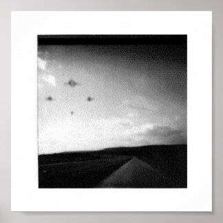 Póster Nighttime UFOs
