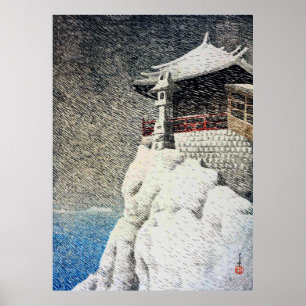 Póster Nihon Fūkei Senshū Abuto no Kannon Kawase Hasui