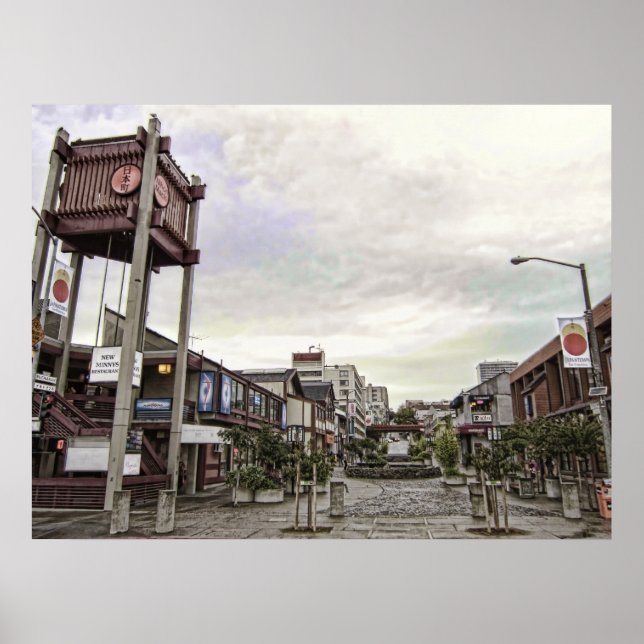 PÓSTER NIHON MACHI - JAPÓN - SAN FRANCISCO (Frente)