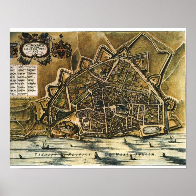 Póster Nijmegen - 1652 (Frente)