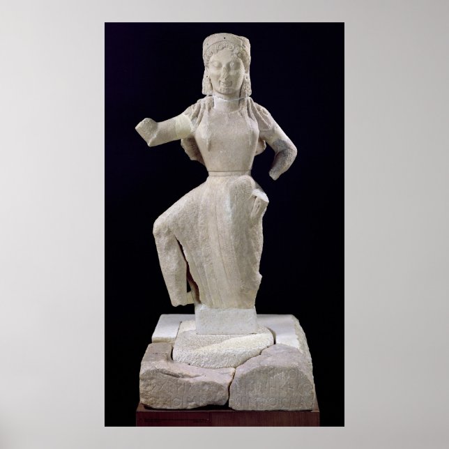 Póster Nike, de Delos, c.550 a.C. (Frente)