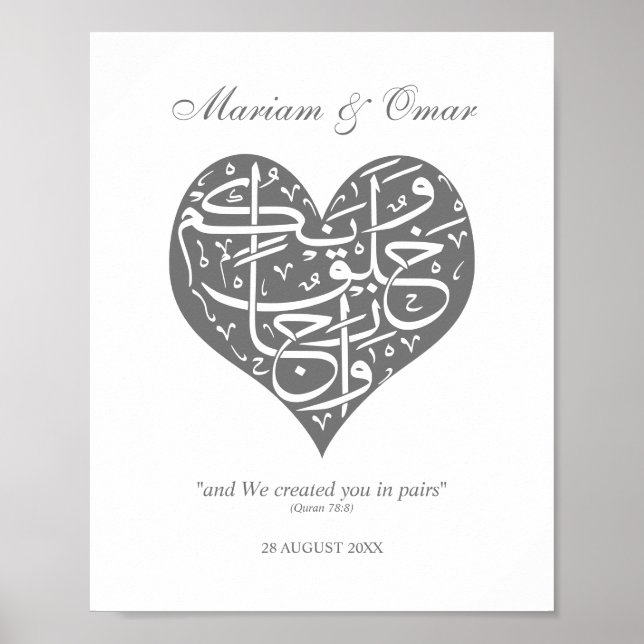 Póster Nikkah Pares de Plata que te creamos (Frente)