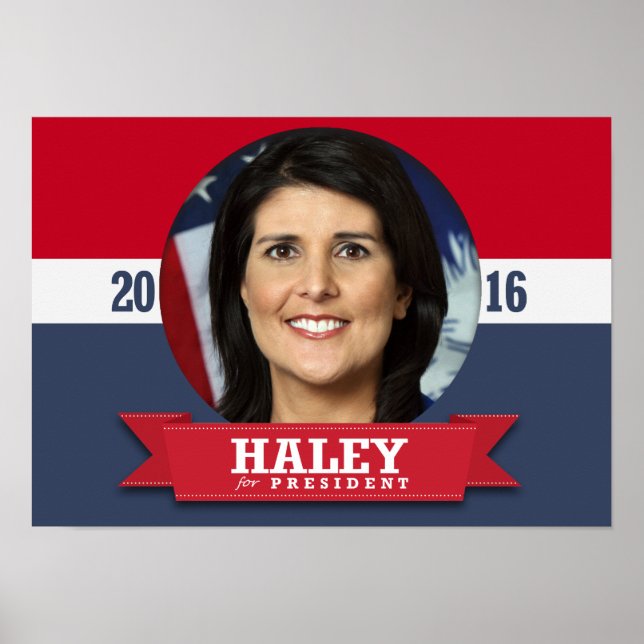 PÓSTER NIKKI HALEY 2016 (Frente)