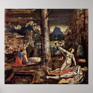 Póster Niklaus Manuel - Thisbe Pyramus y