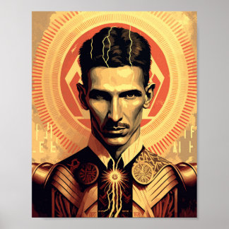 Póster Nikola Tesla