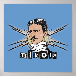 Póster Nikola Tesla
