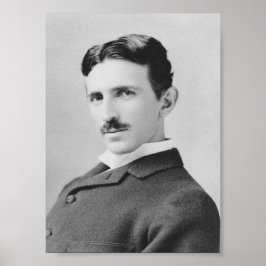 Póster Nikola Tesla - Circa 1890