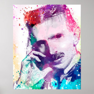 Póster Nikola Tesla - Genio creativo