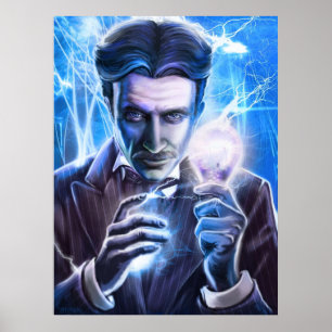 Póster Nikola Tesla Man of Lightning
