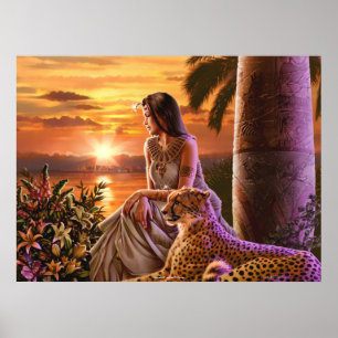 Póster "Nile Sunset" Canvas Art
