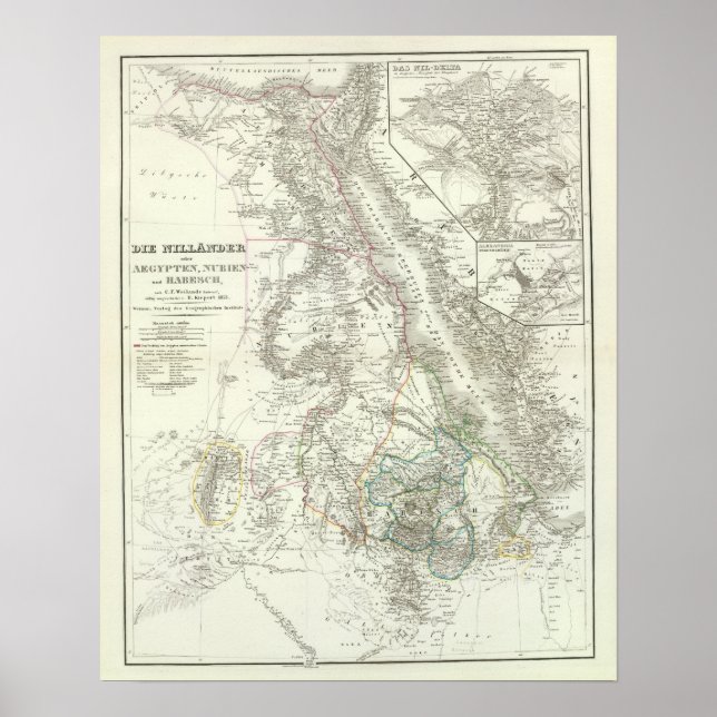 Póster Nillander - El Nilo, África (Frente)