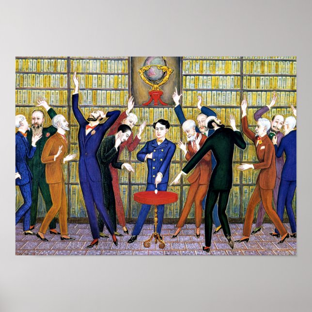 Póster Nils von Dardel - El huevo de Colón (Frente)