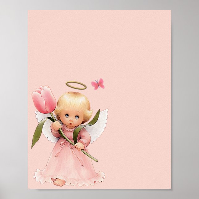Póster niña ángel (Frente)