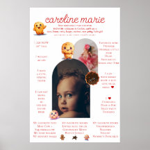 Niña bebé cumple un primer año de vida