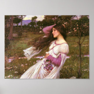 Póster Niña Flor
