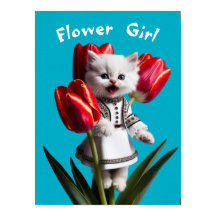 Niña flor blanca persa