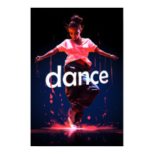 Niña hip hop genial de baile