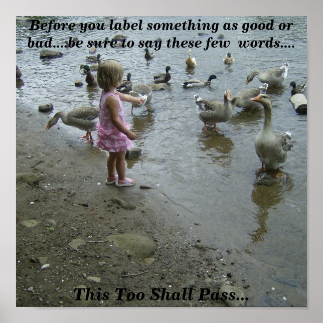 Póster Niña inspiradora (Frente)