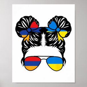 Póster Niña mitad armenia mitad ucraniana Armenia Niños E