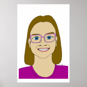 Póster niña pequeña