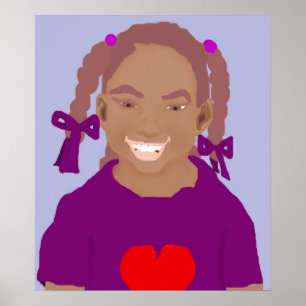 Póster Niña pequeña