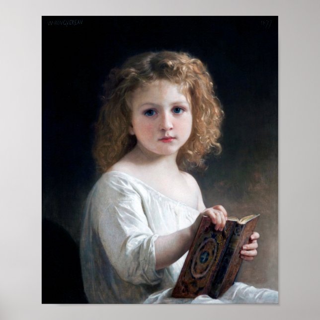 Póster Niña pequeña, Bouguereau (Frente)