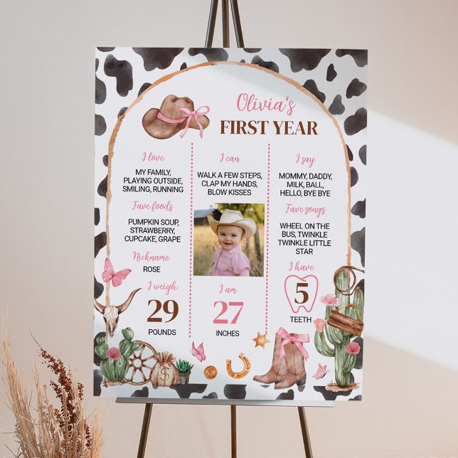Póster Niña rosada de rodeo fotográfica de primer año (Subido por el creador)