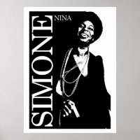 Nina Simone Stencil Art