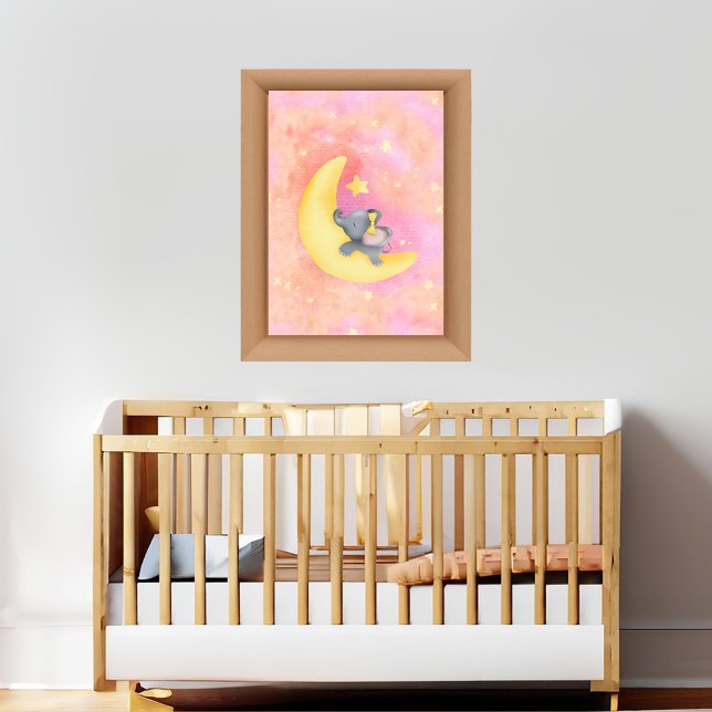 Póster Niña Sueños Dulces Elefante Bebé 1 (Subido por el creador)