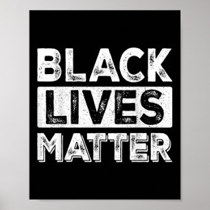 Póster Niñas y negras bloguean sobre derechos humanos de 