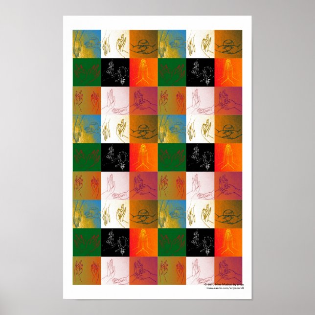 Póster Nine Mudras Poster B (Frente)