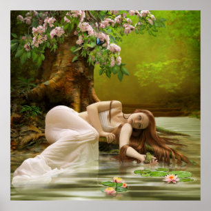 Póster Ninfa de agua
