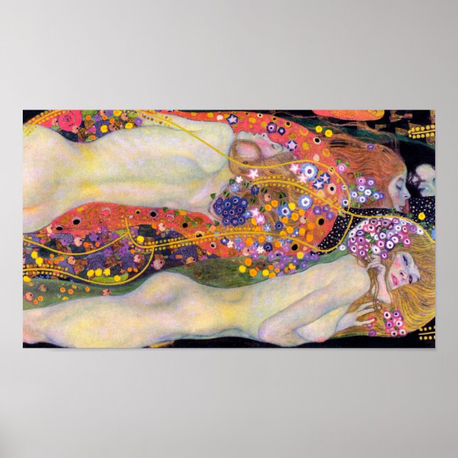Póster Ninfas de agua 2 | Gustav Klimt | (Frente)