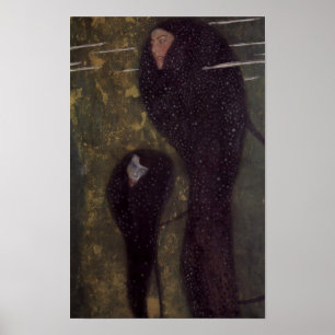 Póster Ninfas de Agua (Pescado Plateado) — Gustav Klimt