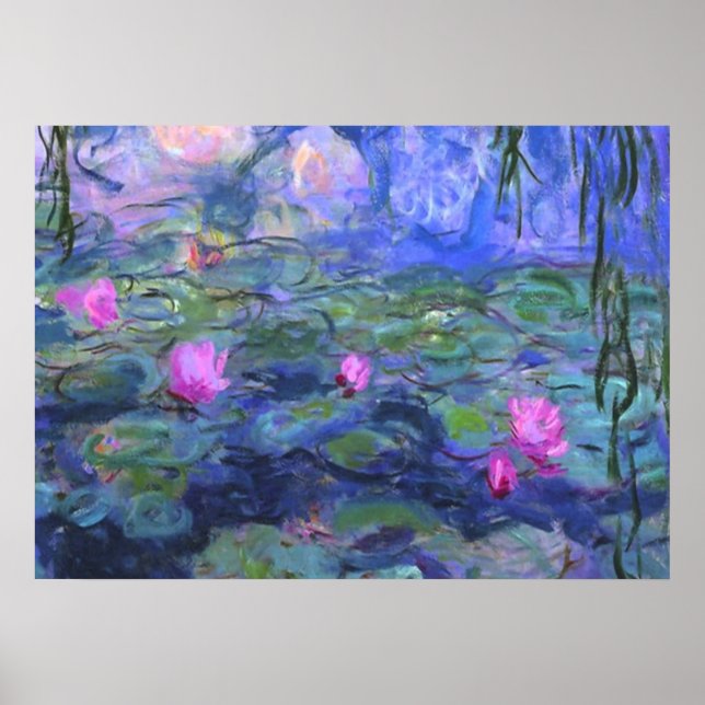 PÓSTER NINFEE POR MONET (Frente)