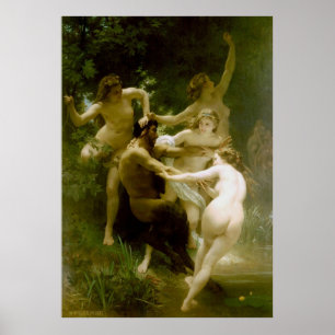 Póster Ninfs and Satyr (Nymphes et Satires) (1873)