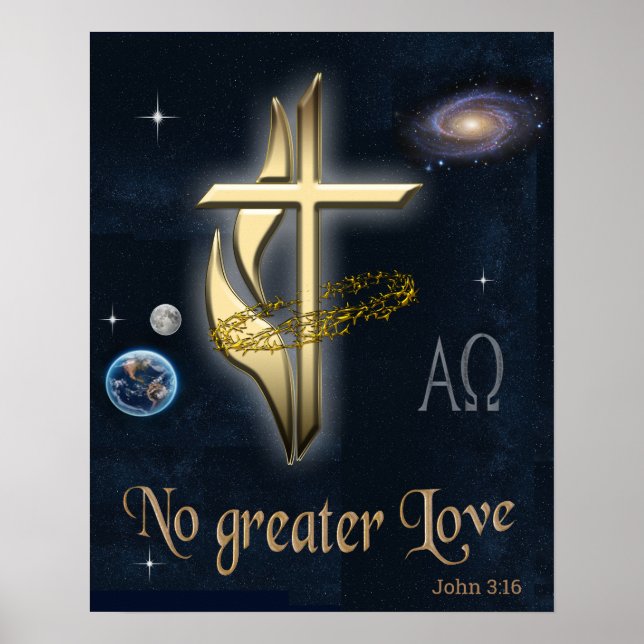 Póster Ningún amor mayor (Frente)
