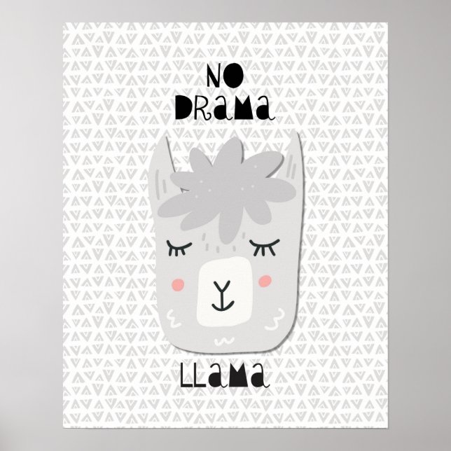 Póster Ningún drama llama Poster (Frente)