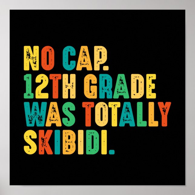 Póster Ningún Grado Cap 12 Fue Totalmente Skibidi (Frente)