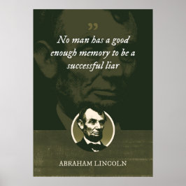 Póster Ningún hombre tiene la memoria suficiente para ser