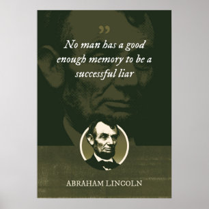 Póster Ningún hombre tiene la memoria suficiente para ser