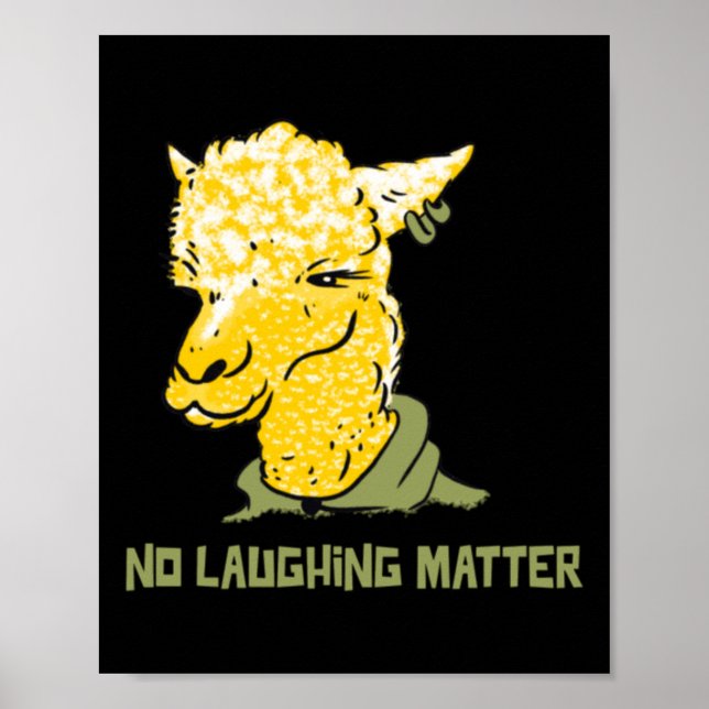 Póster Ningún Pegatina risible (Frente)